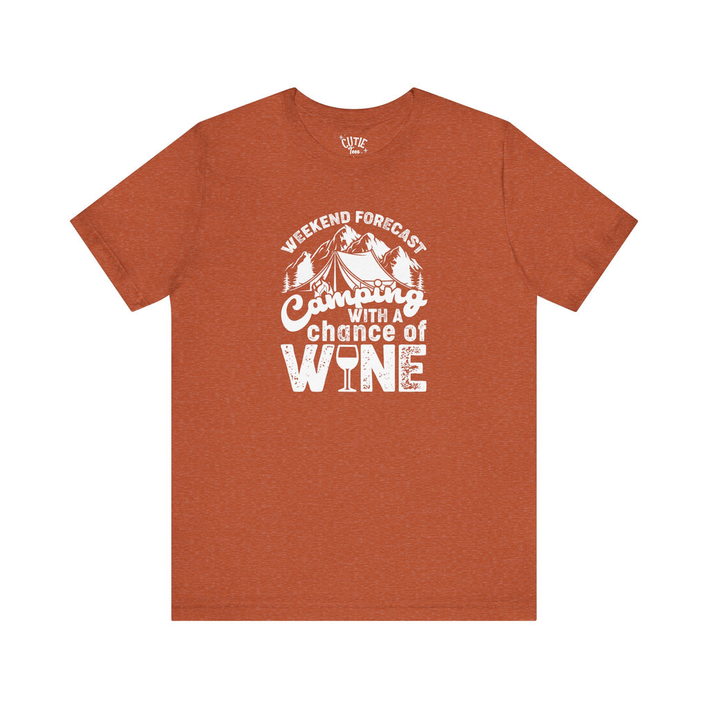 Adventure Wine Camping Tee