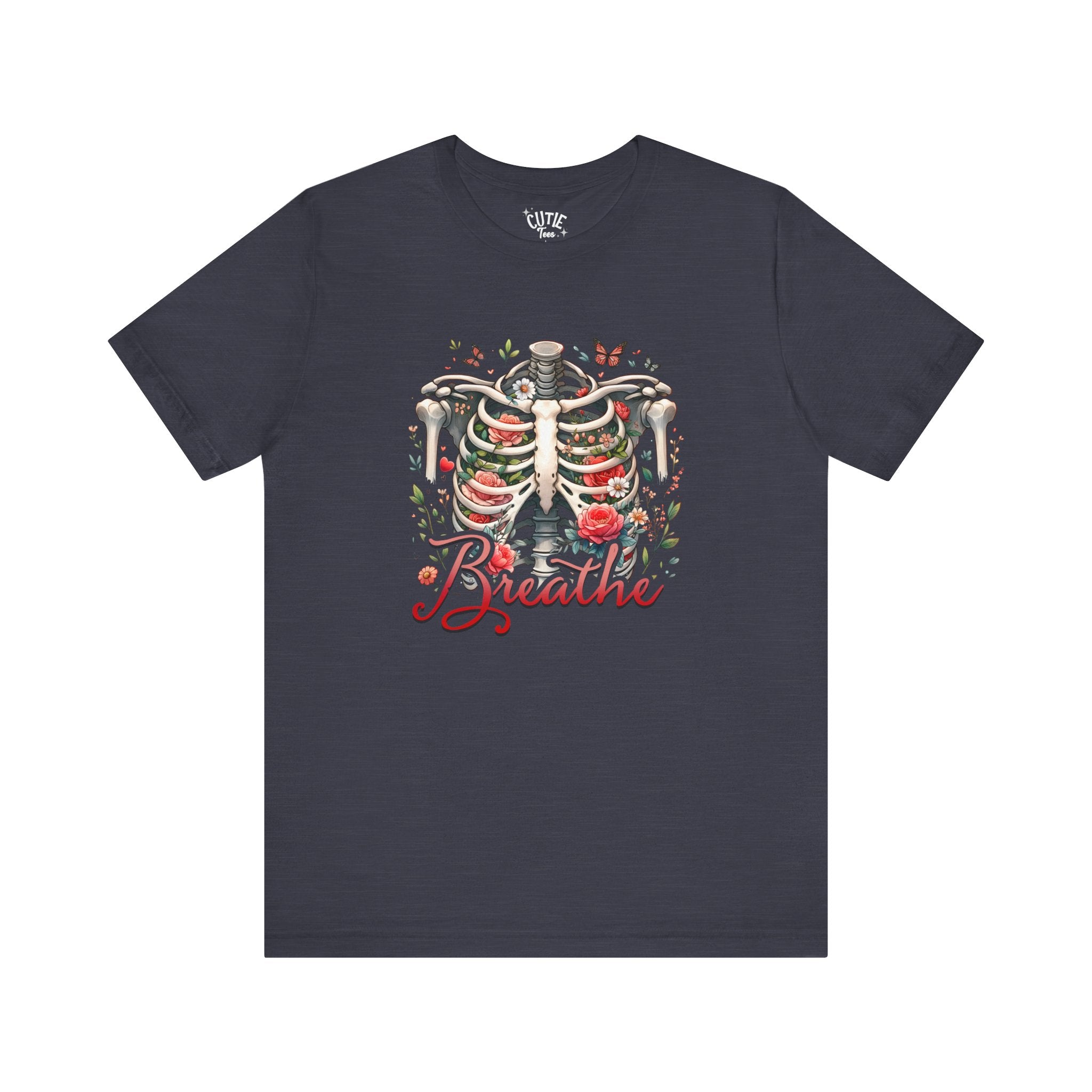 Breathe Ribcage Floral Tee