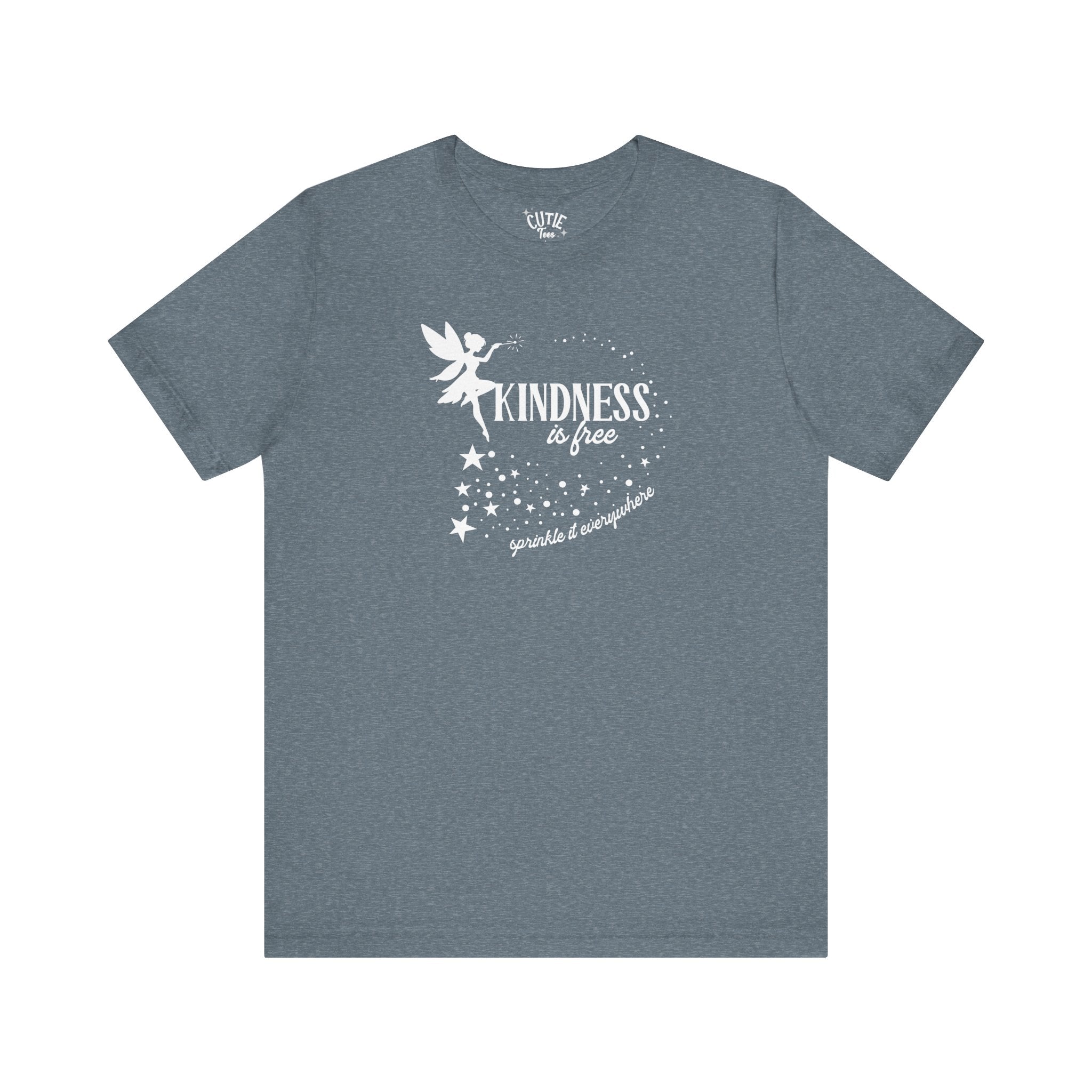 Kindness Is Free Fairy Unisex Tee, Inspirational T-Shirt, Positive Vibes Shirt, Gift for Friends and Family, Casual Wear, Kindness Apparel