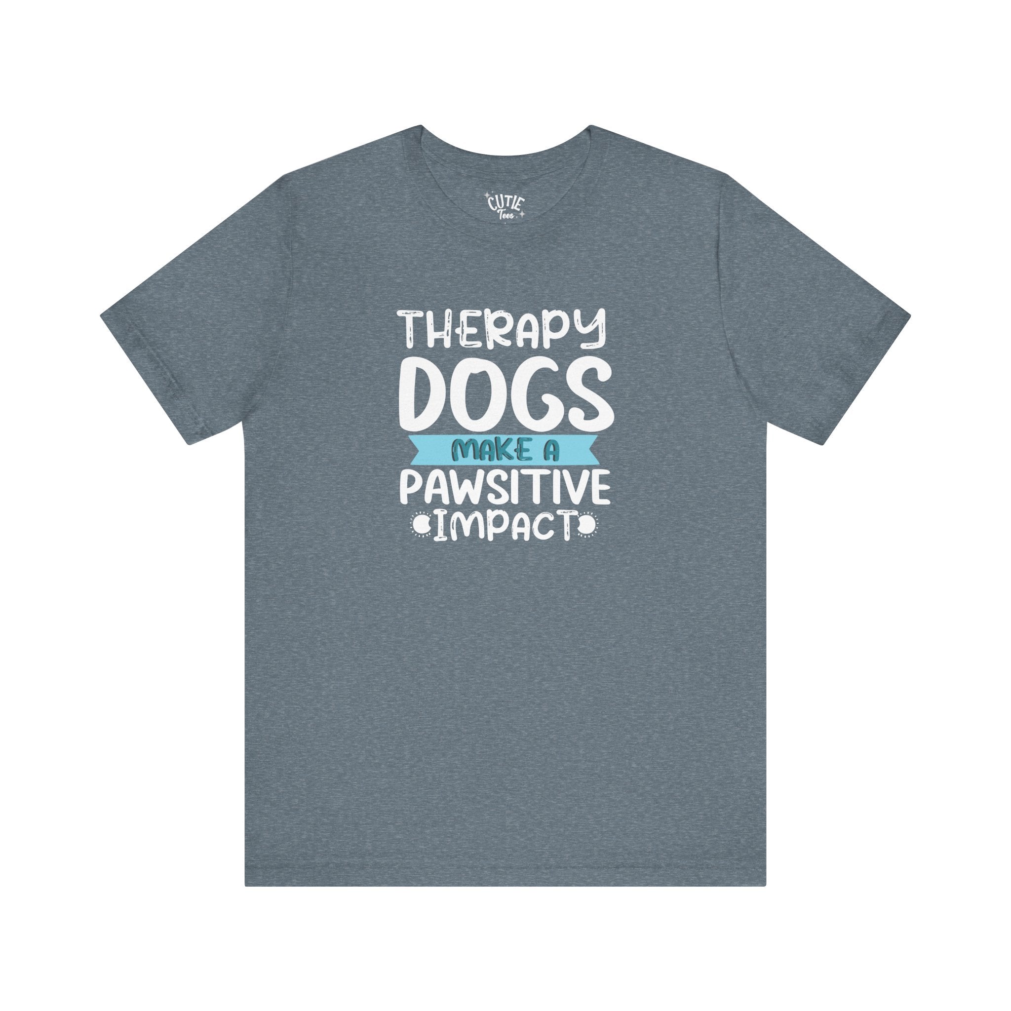 Therapy Dogs Impact Tee - Unisex Jersey Short Sleeve T-Shirt, Animal Lovers Gift, Dog Lovers Shirt, Volunteer Apparel, Pawsitive [...]