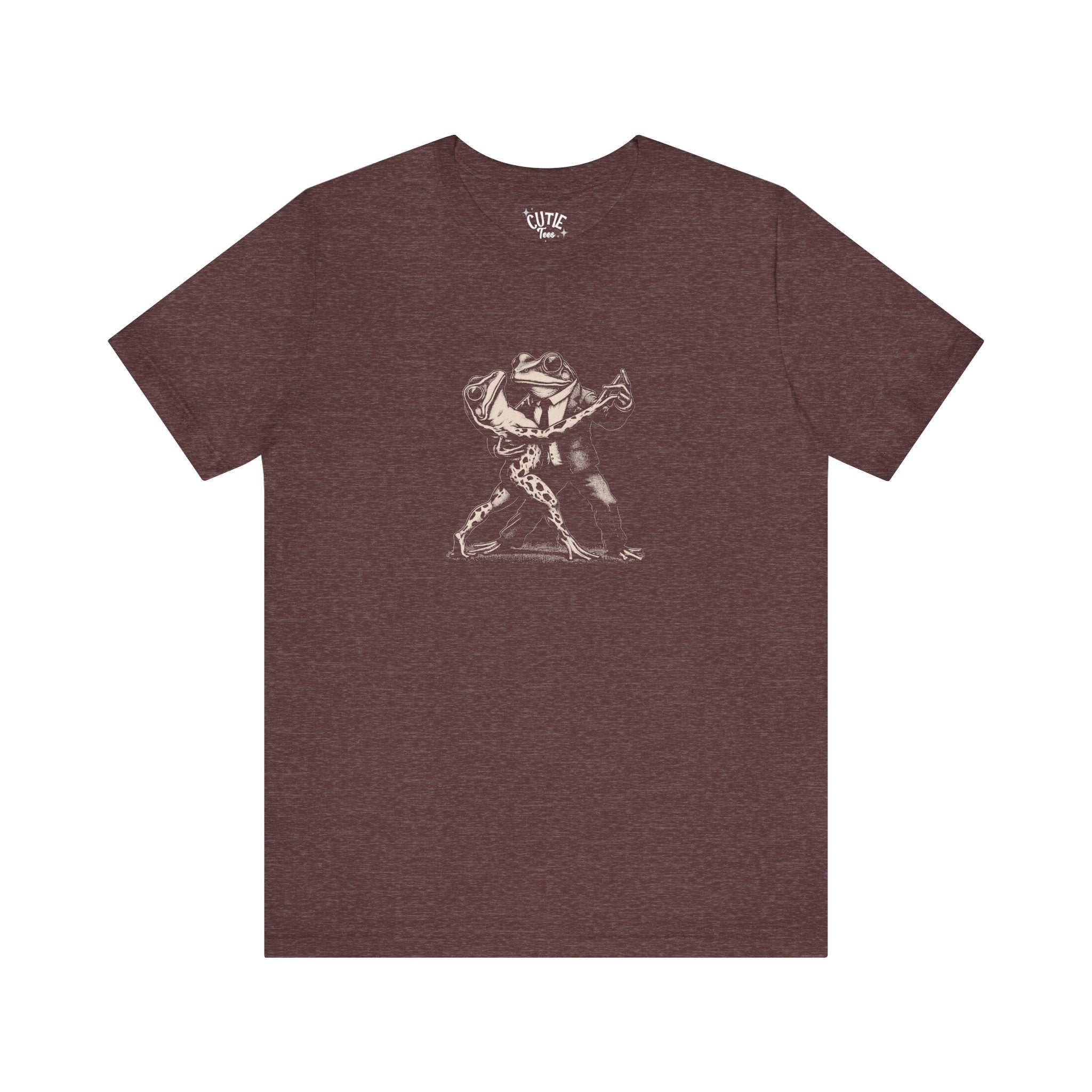 Frog Tango Graphic Tee, Casual Wear, Unisex Clothing, Unique Gift, Everyday Essentials, Perfect for Parties