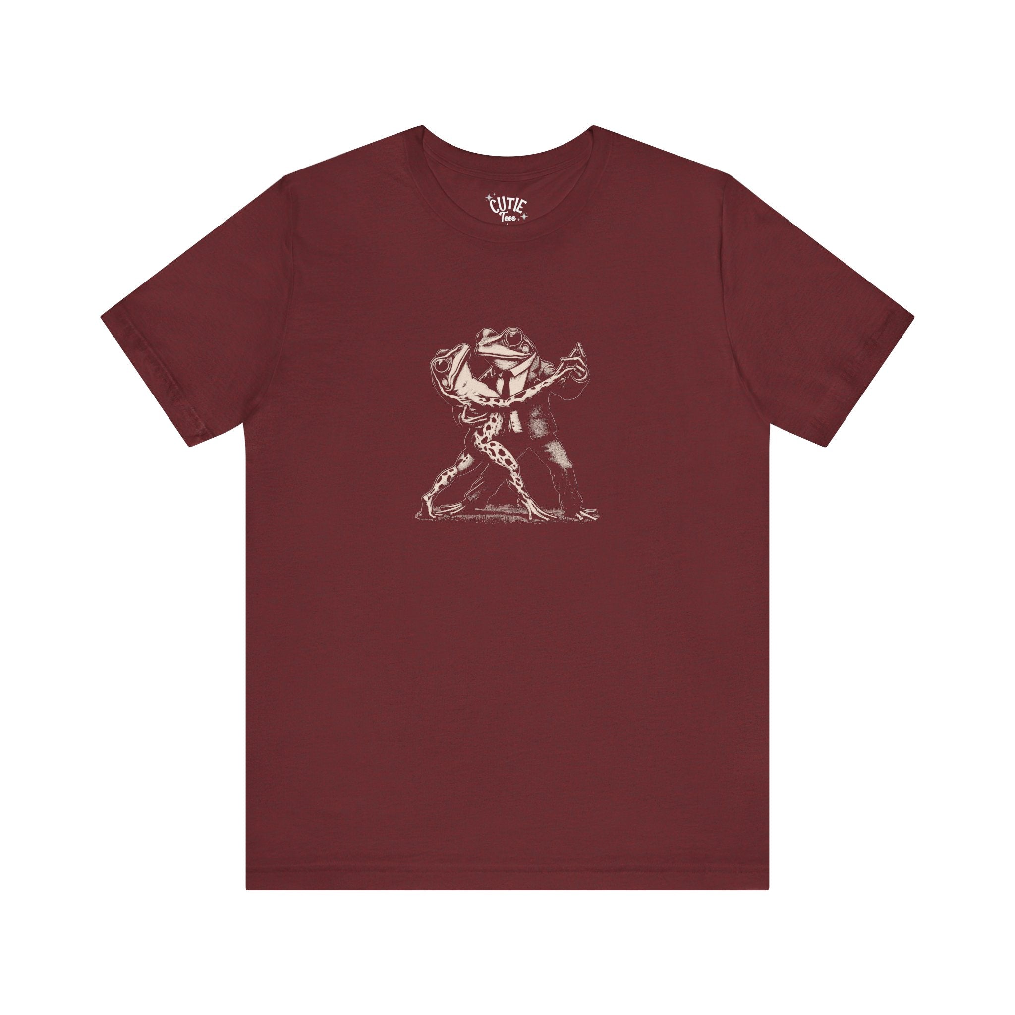 Frog Tango Graphic Tee, Casual Wear, Unisex Clothing, Unique Gift, Everyday Essentials, Perfect for Parties
