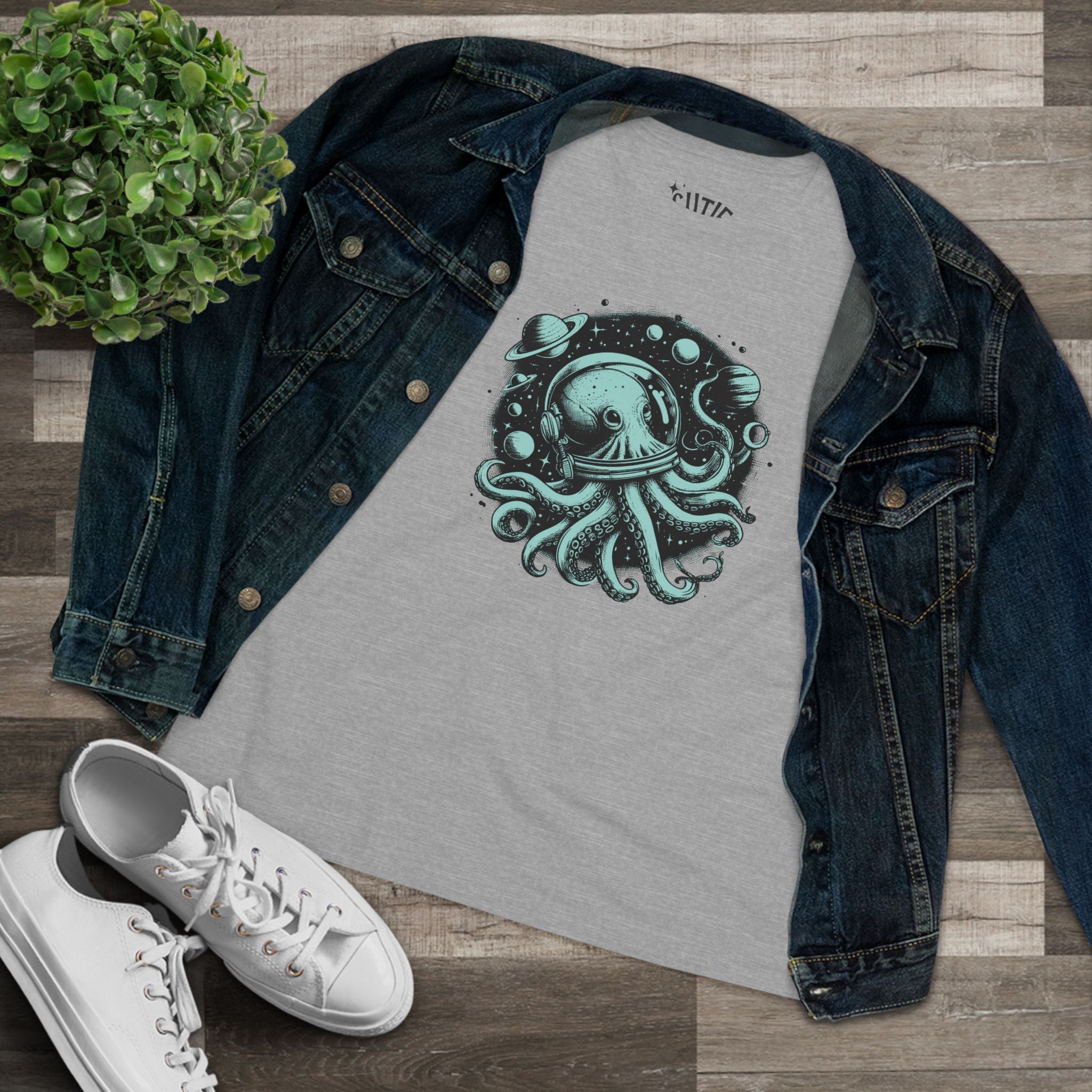 Space Octopus Women's Tee