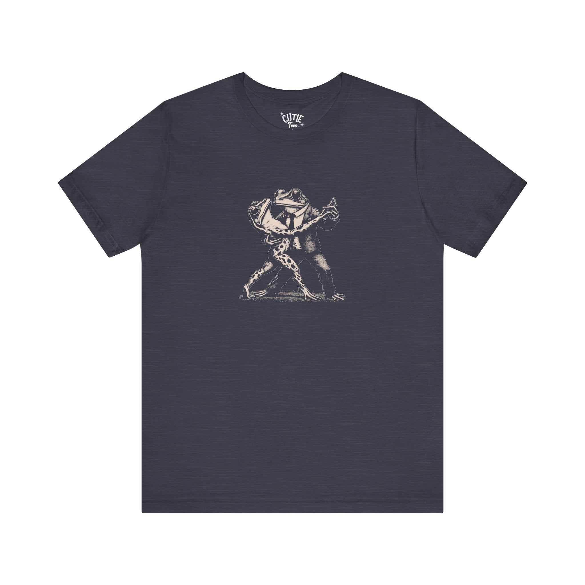 Frog Tango Graphic Tee, Casual Wear, Unisex Clothing, Unique Gift, Everyday Essentials, Perfect for Parties