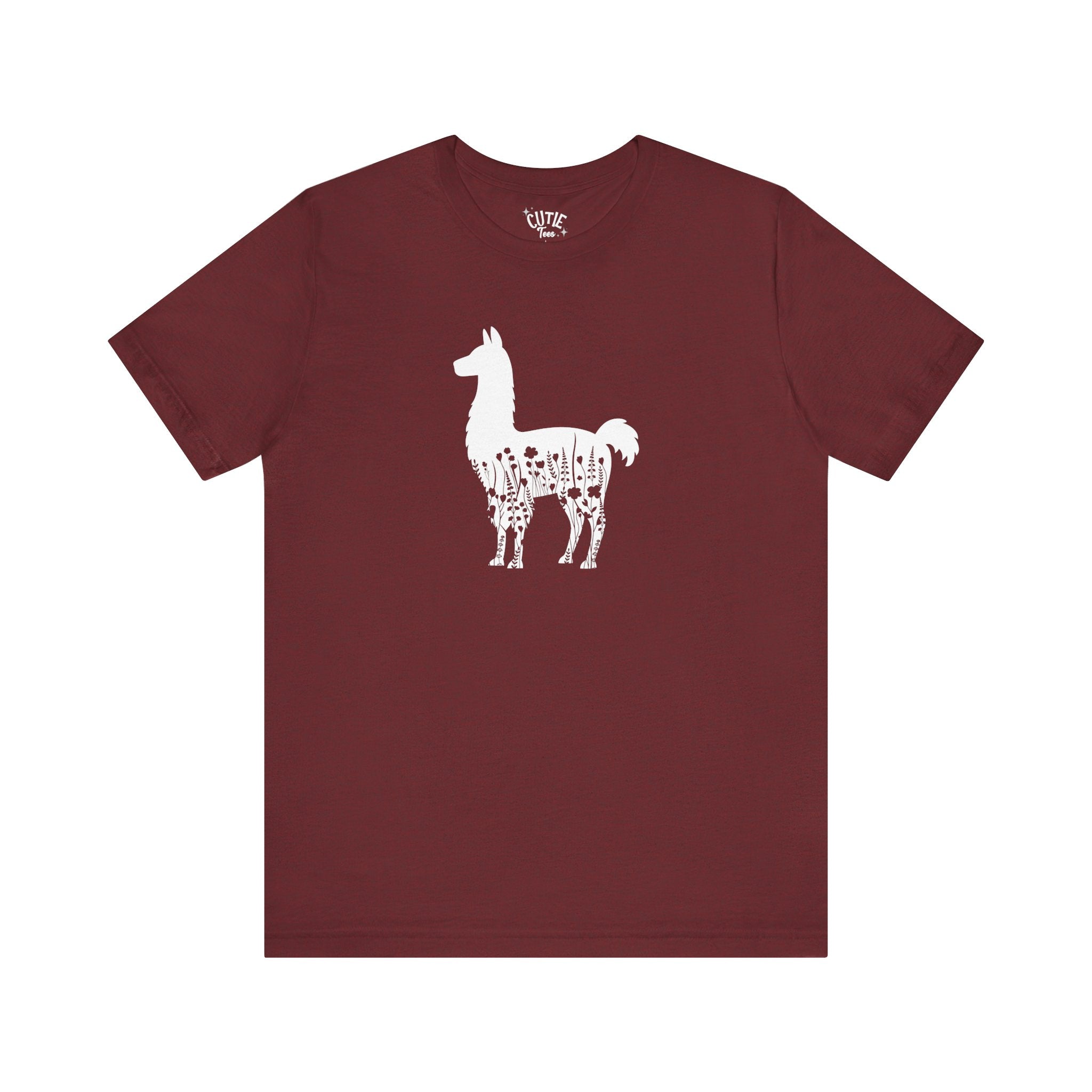 Llama Lovers Short Sleeve Tee - Cute Graphic T-Shirt, Animal Apparel, Gift for Animal Lovers, Fun Casual Wear, Unisex Llama Tee