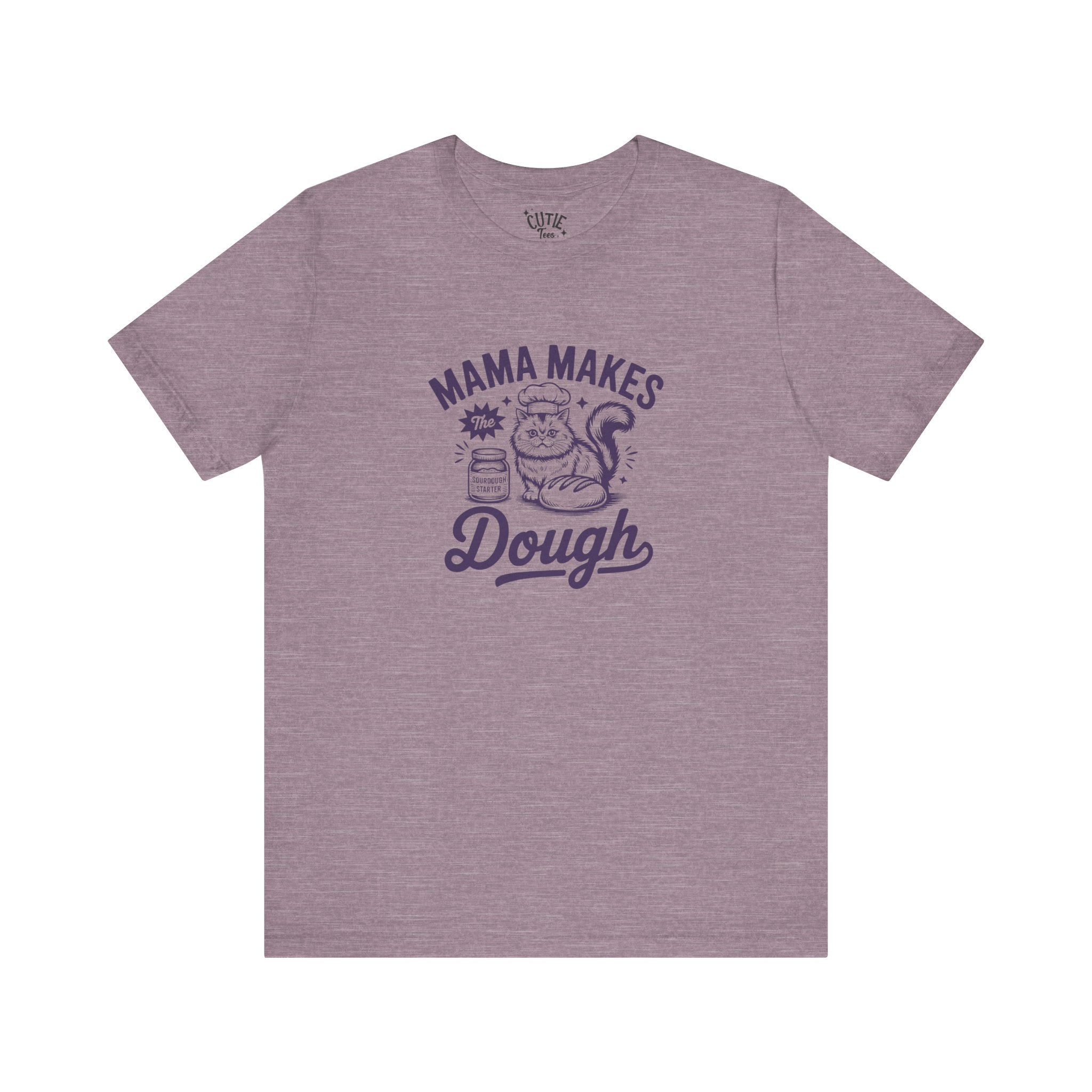 Mama Makes the Dough Cat T-Shirt | Fun Cooking Tee | Gift for Moms | Baking Shirt | Cute Foodie Apparel | Kitchen Lover's Gift