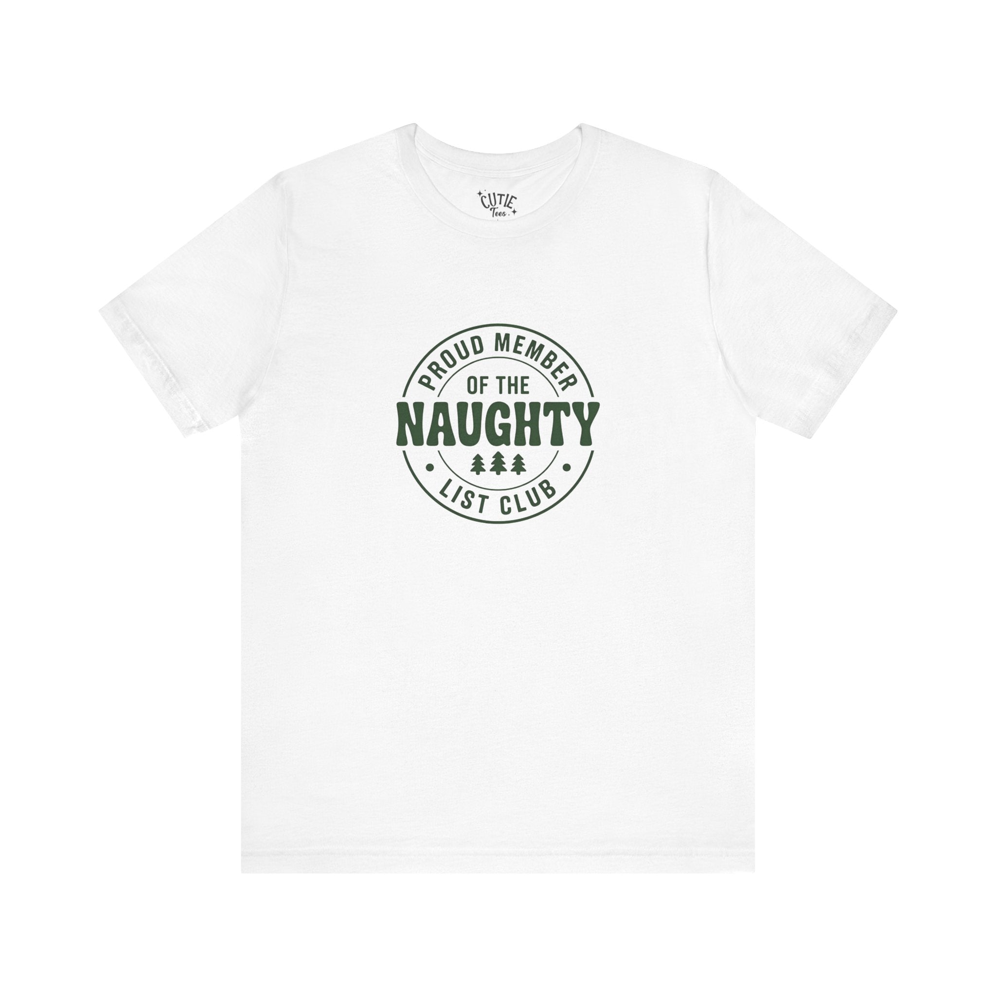 Naughty List Club Tee, Funny Holiday T-Shirt, Unisex Graphic Shirt, Christmas Apparel, Gift for Mischievous Friends
