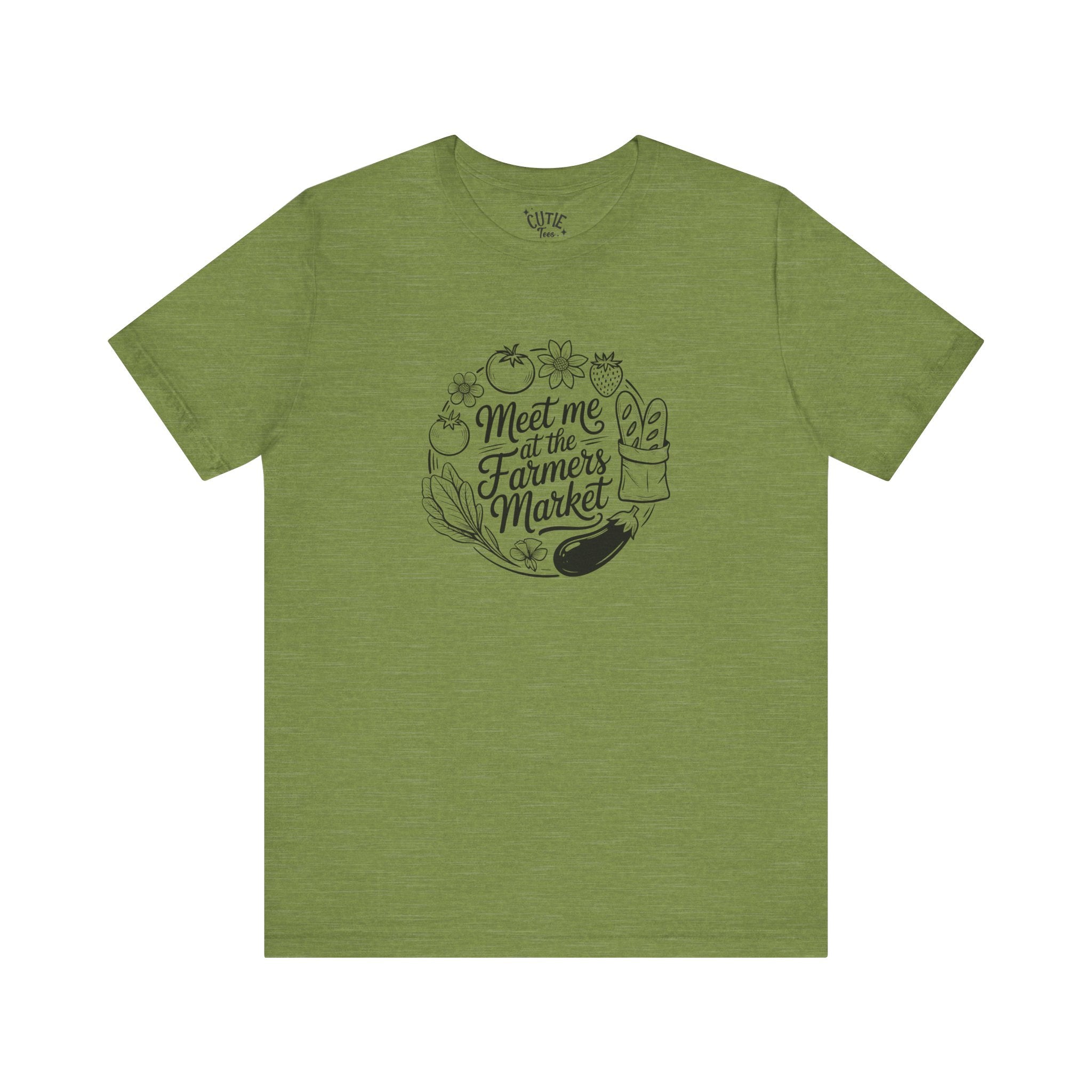 Farmers Market Tee, Summer T-Shirt, Gardening Gift, Organic Lifestyle Shirt, Farmer's Market Style, Unisex Casual Wear