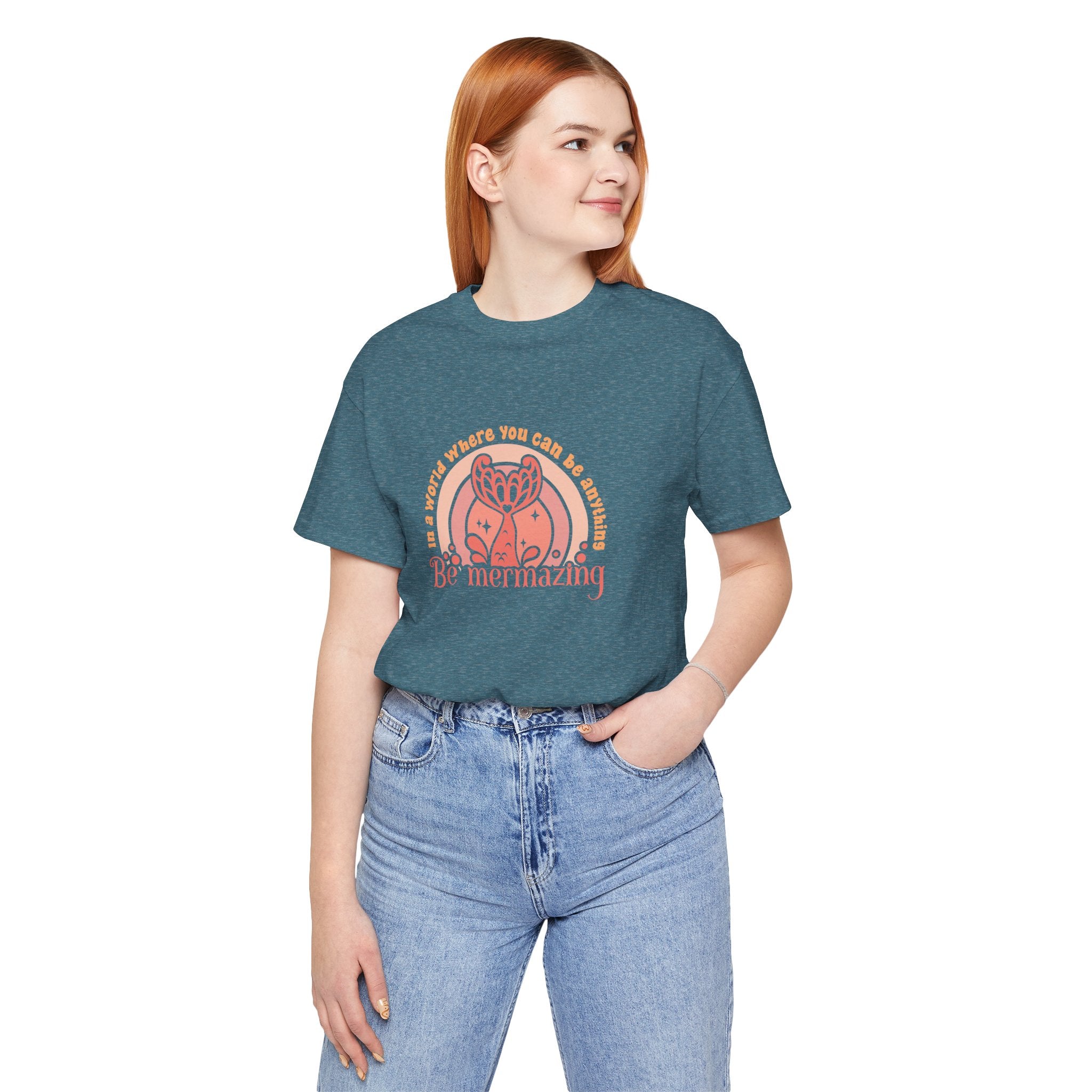 Mermaid Tee - Be Mermazing Inspirational Top