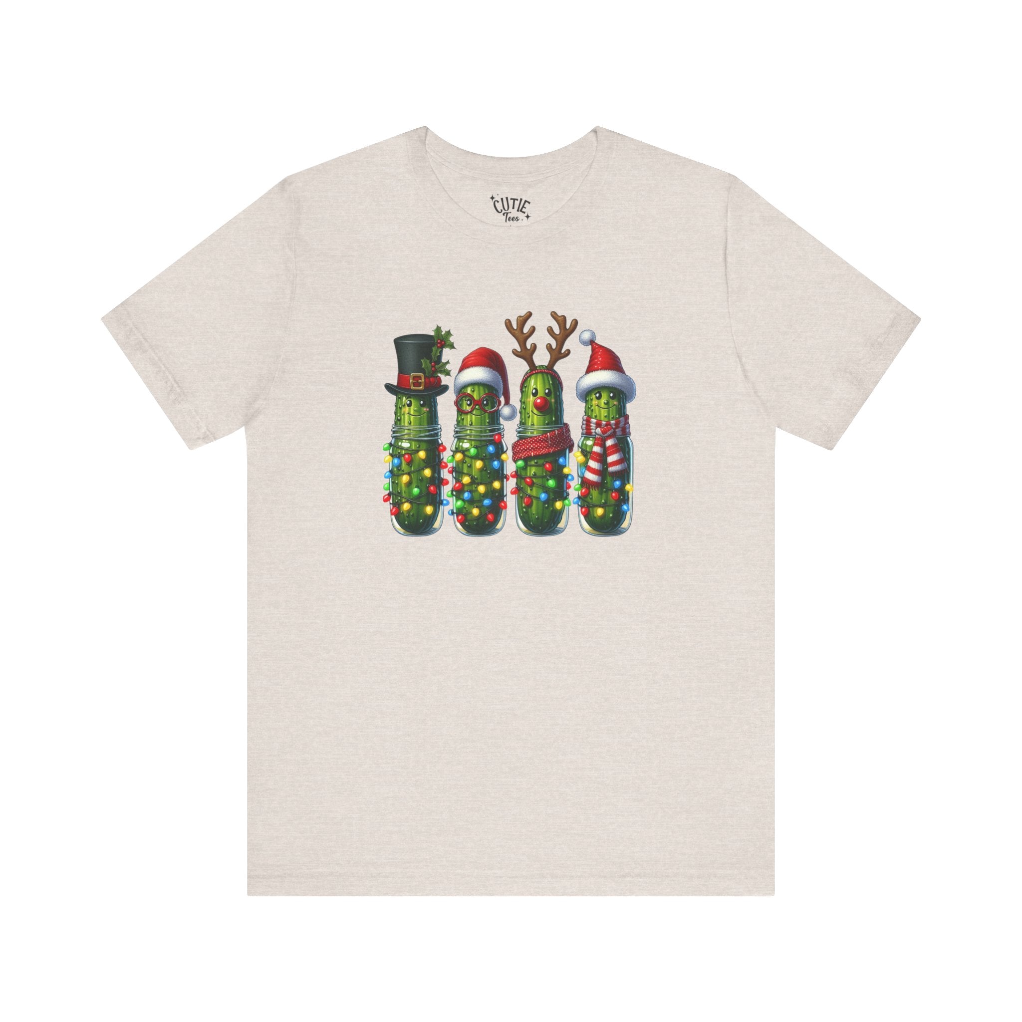 Holiday Pickle Tee, Funny Christmas T-Shirt, Unisex Gift, Festive Apparel, Quirky Holiday Top, Unique Holiday Wear