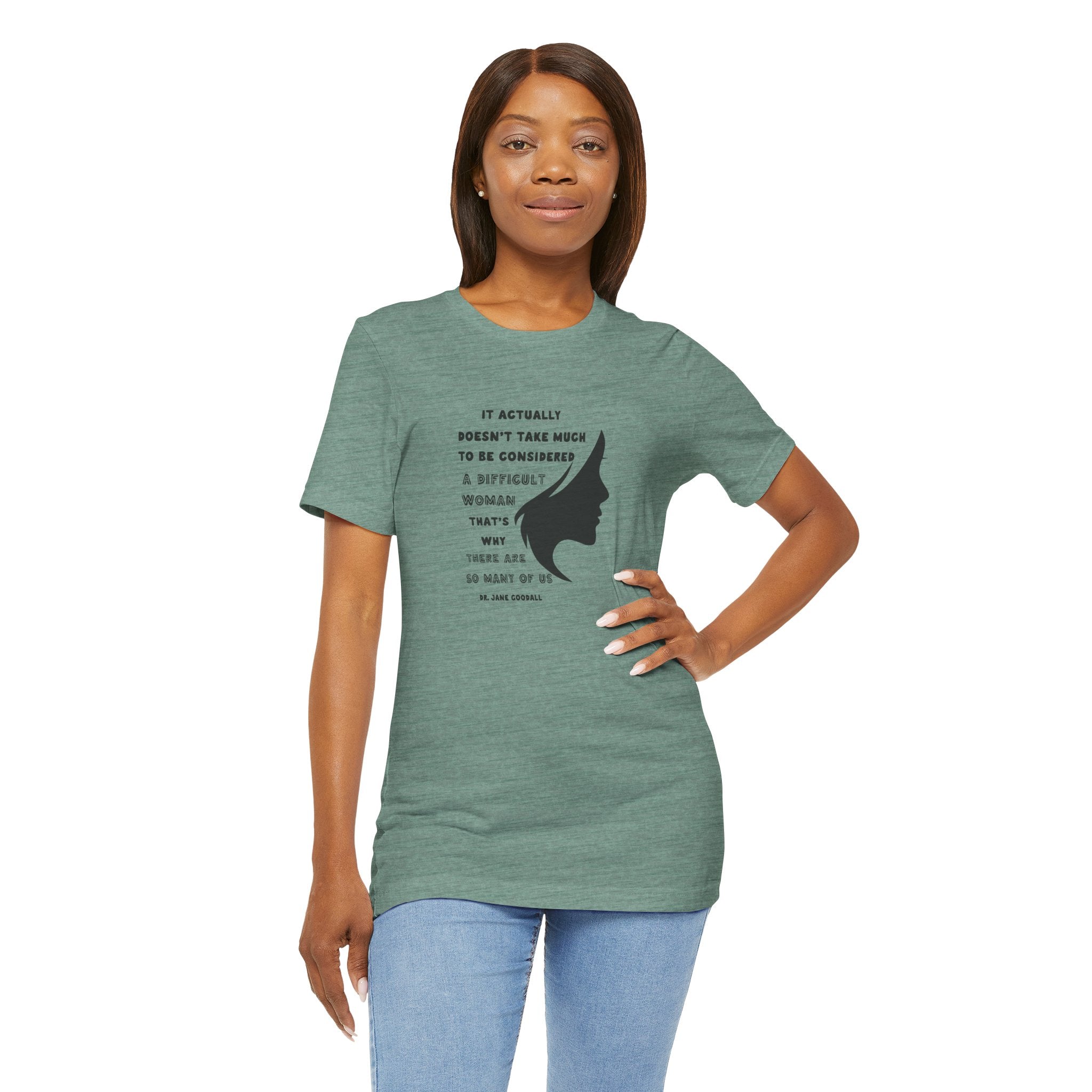 Empowering Women's Quote Tee, Inspirational Shirt for Women, Motivational Graphic Tee, Perfect Gift for Her, Confidence T-Shirt