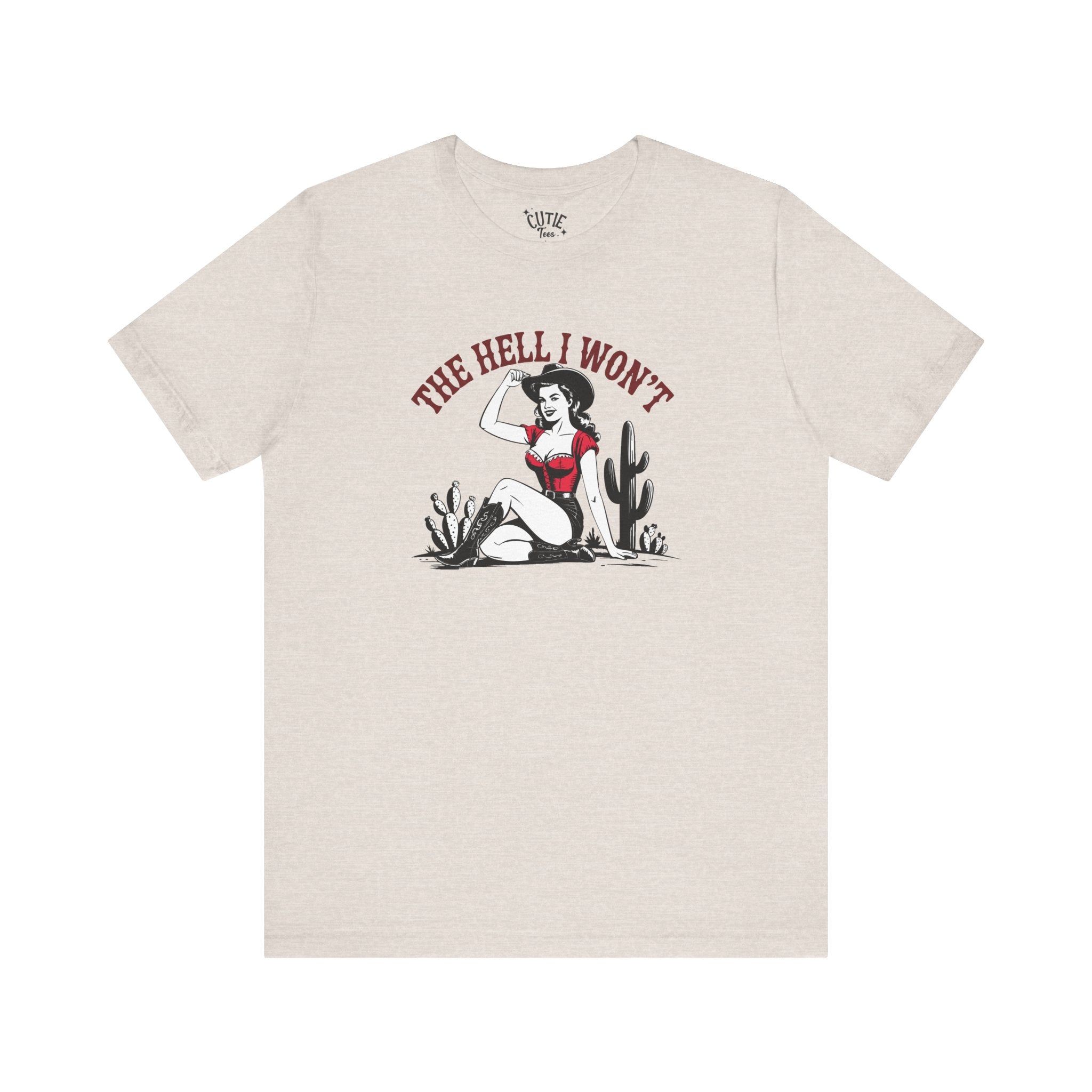 Bold Cowgirl Graphic Tee, Casual Shirt for Women, Vintage Style, Gift for Empowerment, Funny T-Shirt