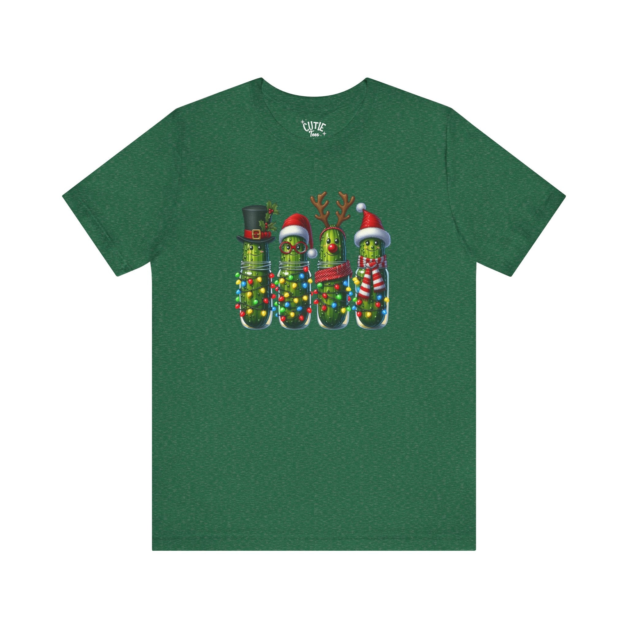 Holiday Pickle Tee, Funny Christmas T-Shirt, Unisex Gift, Festive Apparel, Quirky Holiday Top, Unique Holiday Wear