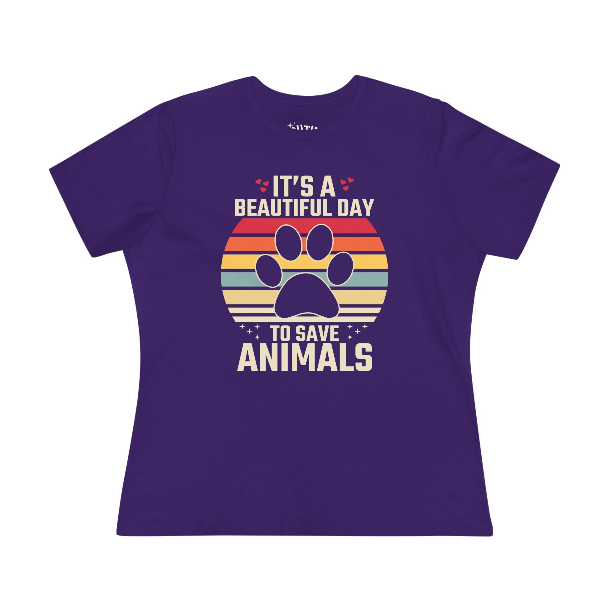 Beautiful Day to Save Animals Women's Tee, Animal Lover, Eco-Friendly Fashion