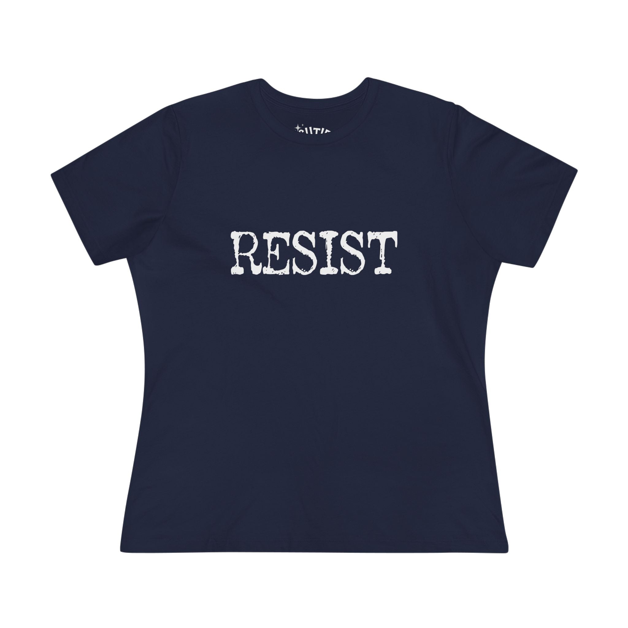Resist Women's Cotton Tee - Empowering Statement Shirt for Activists, Gift for Social Justice Advocates, Casual Wear, Comfortable Top, [...]