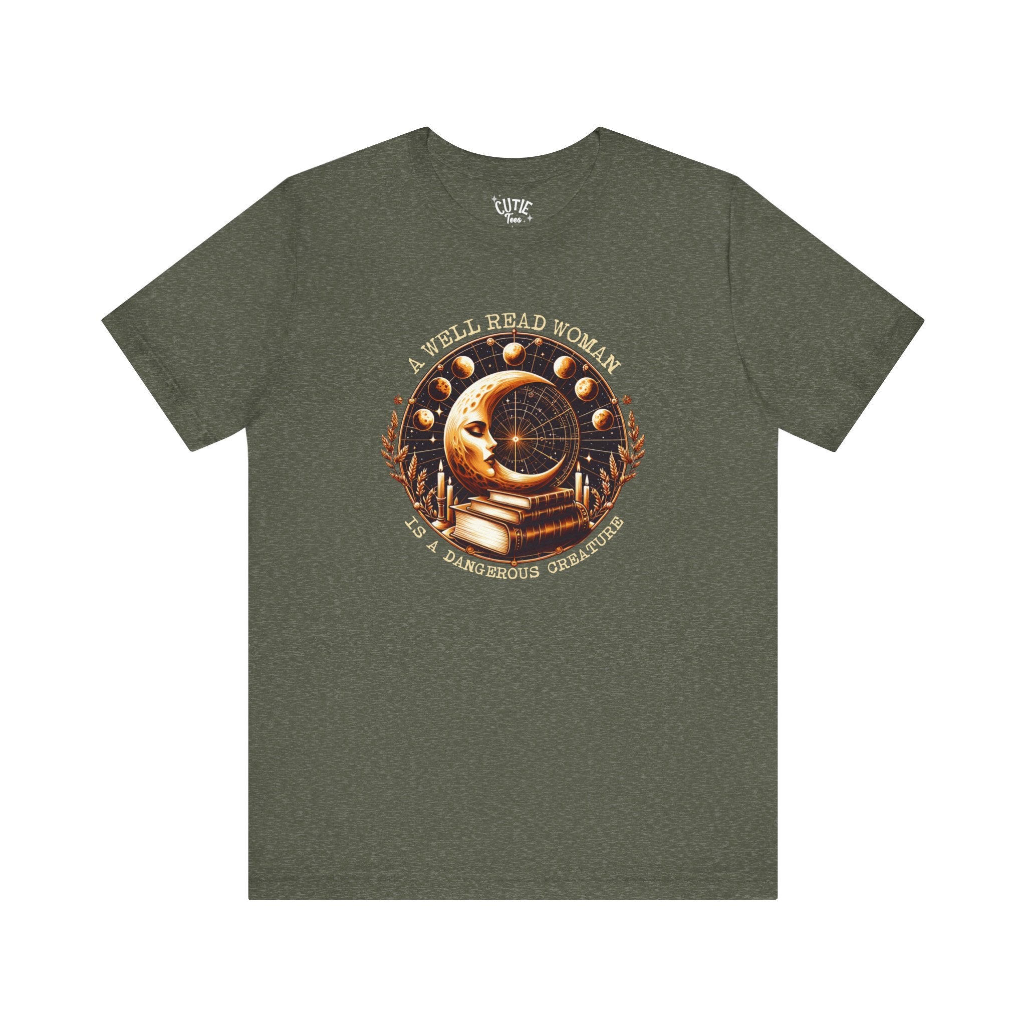 Book Lovers Tee - Well Read Woman Unisex Jersey Short Sleeve