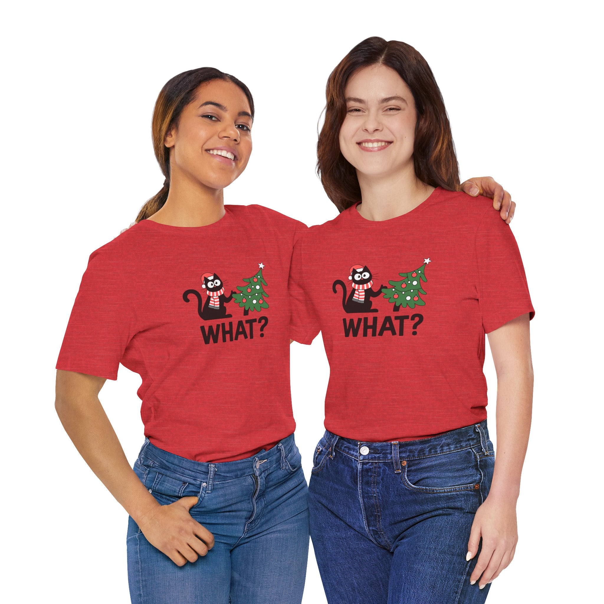 Cat Christmas Tee, Holiday T-Shirt, Pet Lover Gift, Cute Christmas Apparel, Humor Shirt for Friends