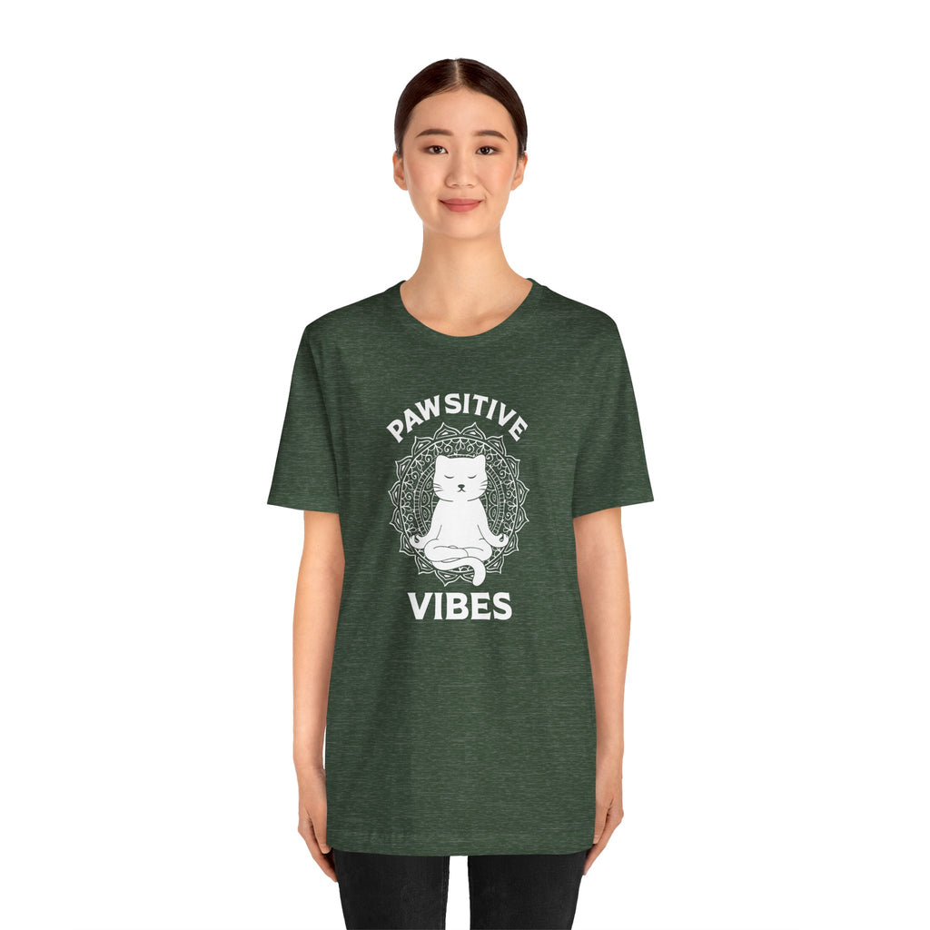Pawsitive Vibes Cat T-Shirt