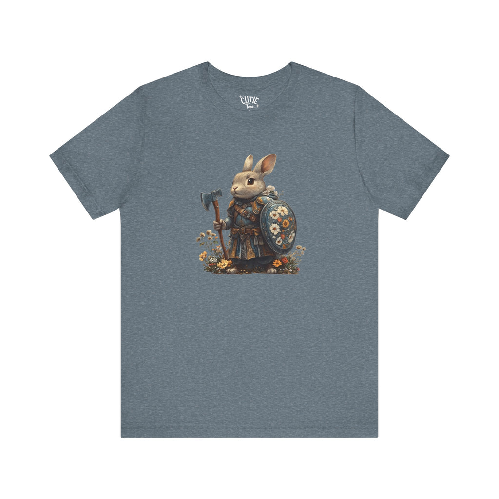 Warrior Rabbit Tee | Perfect for Animal Lovers, Gifts, Casual Wear, the Great Outdoors, and the Adventurous Spirit