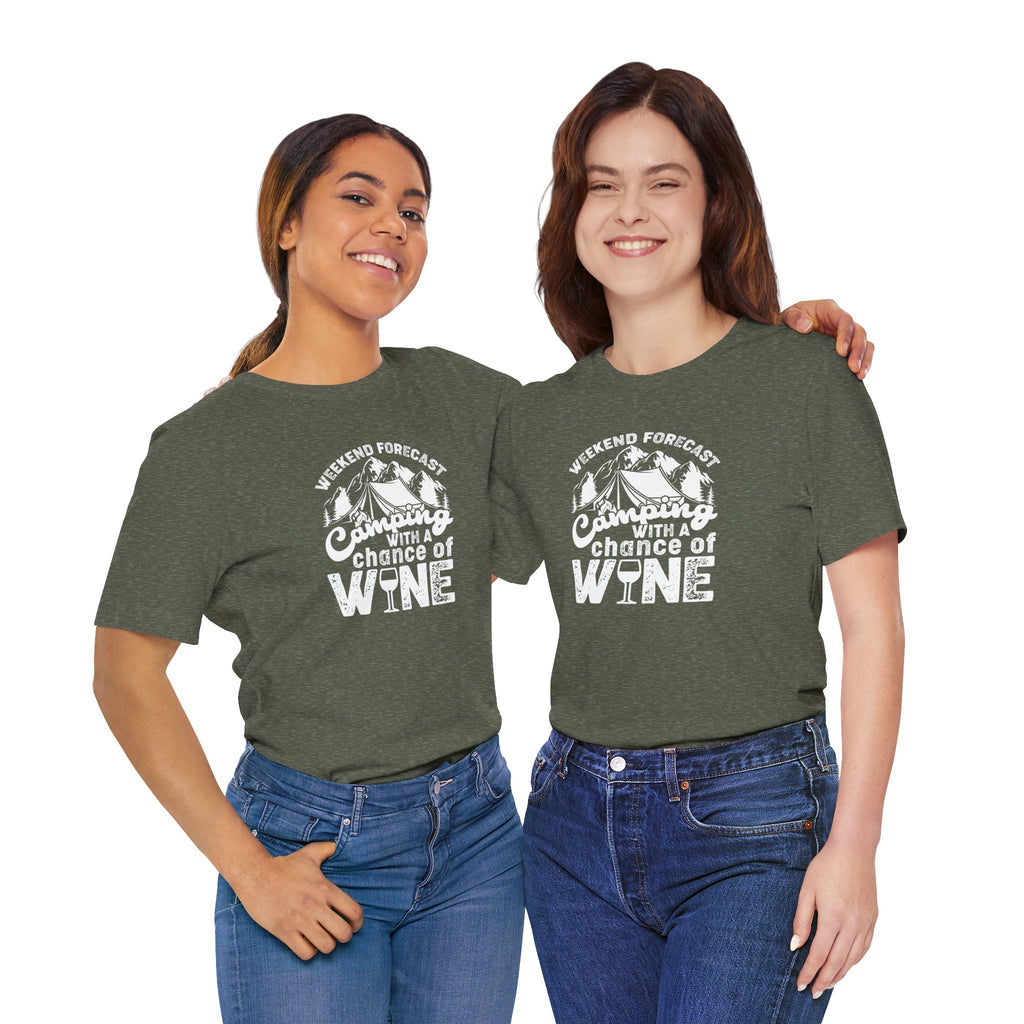 Adventure Wine Camping Tee