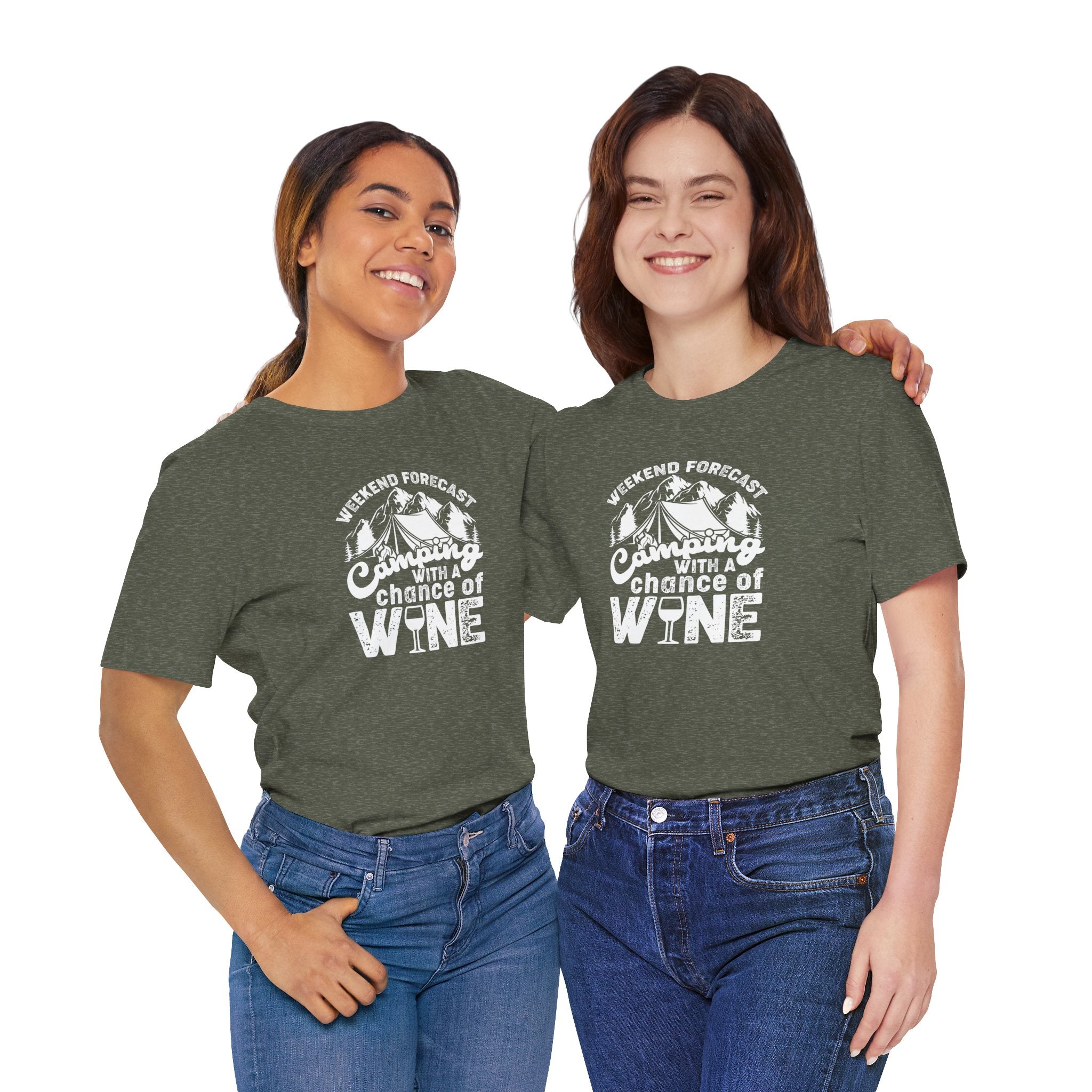 Adventure Wine Camping Tee