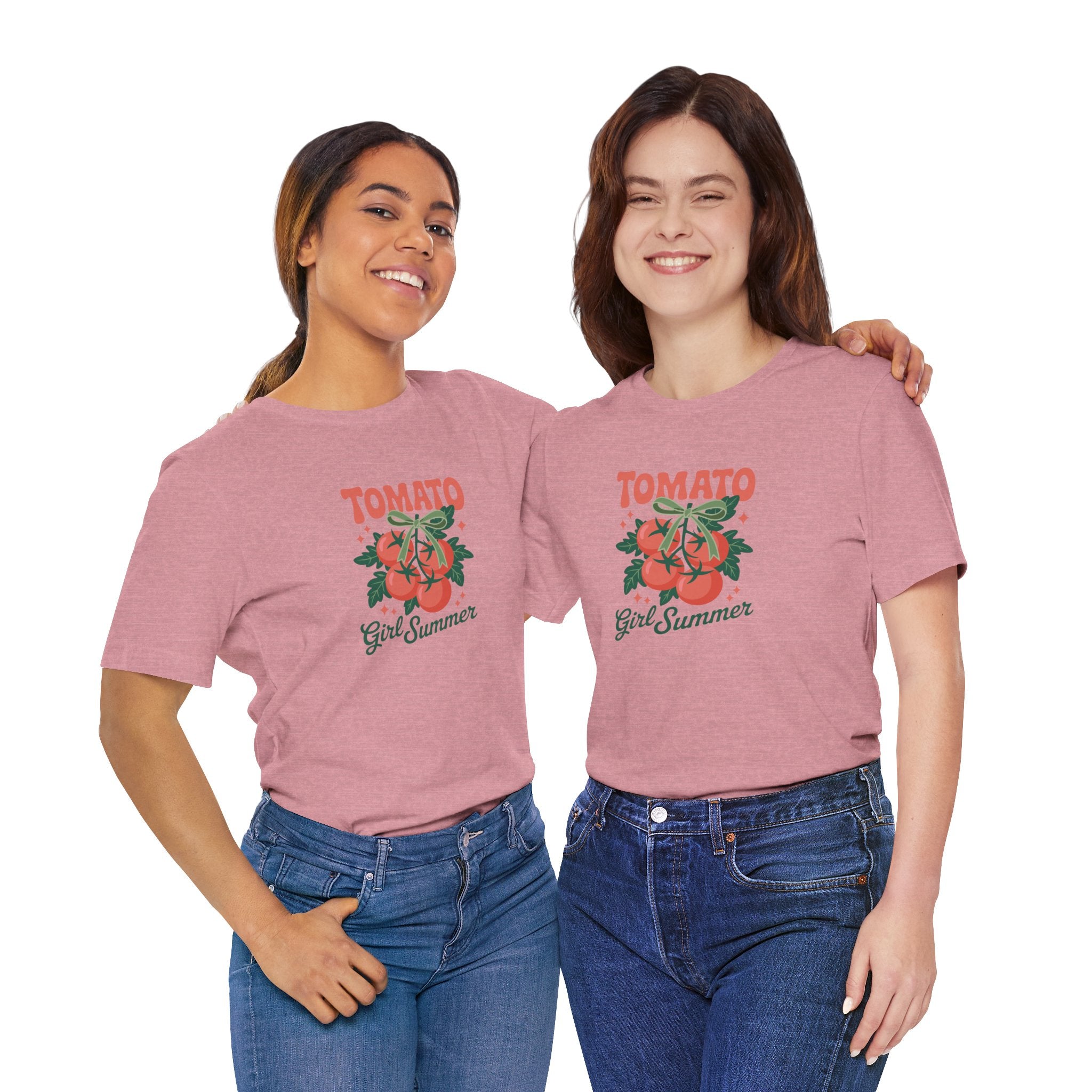 Tomato Girl Summer Tee, Unisex Casual T-Shirt, Summer Vibes Top, Gardening Gift, Trendy Apparel for Women