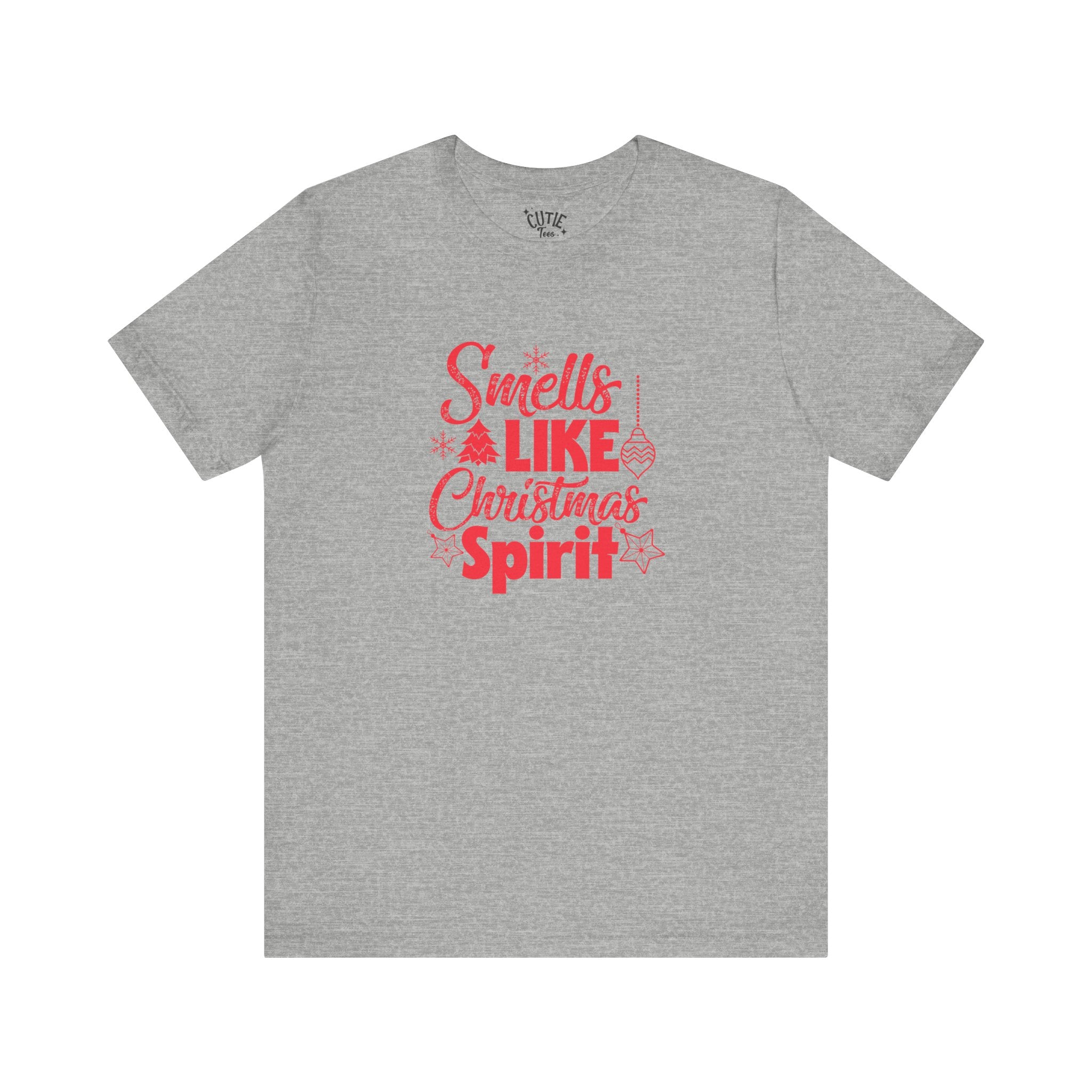 Holiday Spirit Tee - Unisex Short Sleeve T-Shirt, Christmas Gift, Fun Holiday Wear, Casual Tee, Unique Xmas Apparel