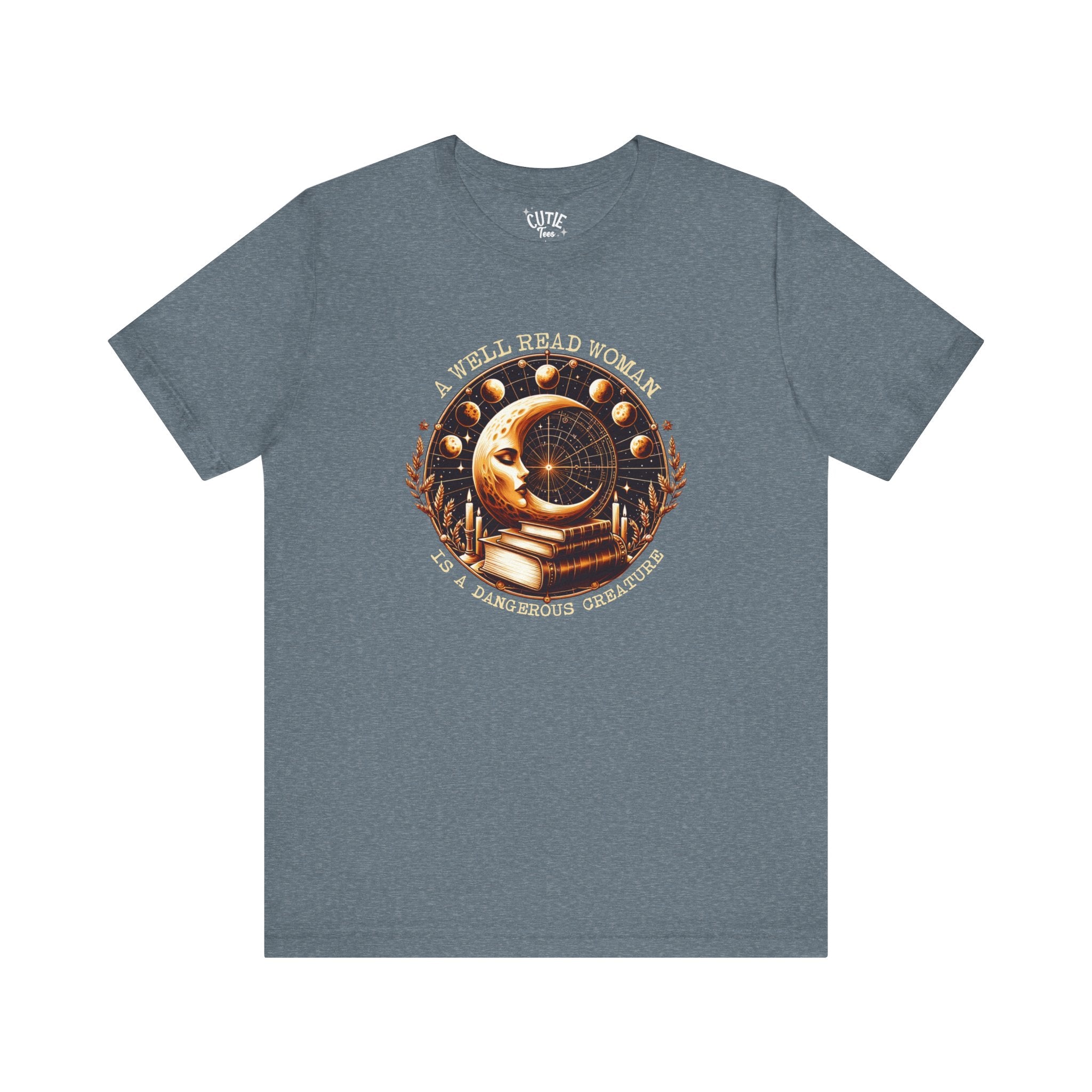 Book Lovers Tee - Well Read Woman Unisex Jersey Short Sleeve