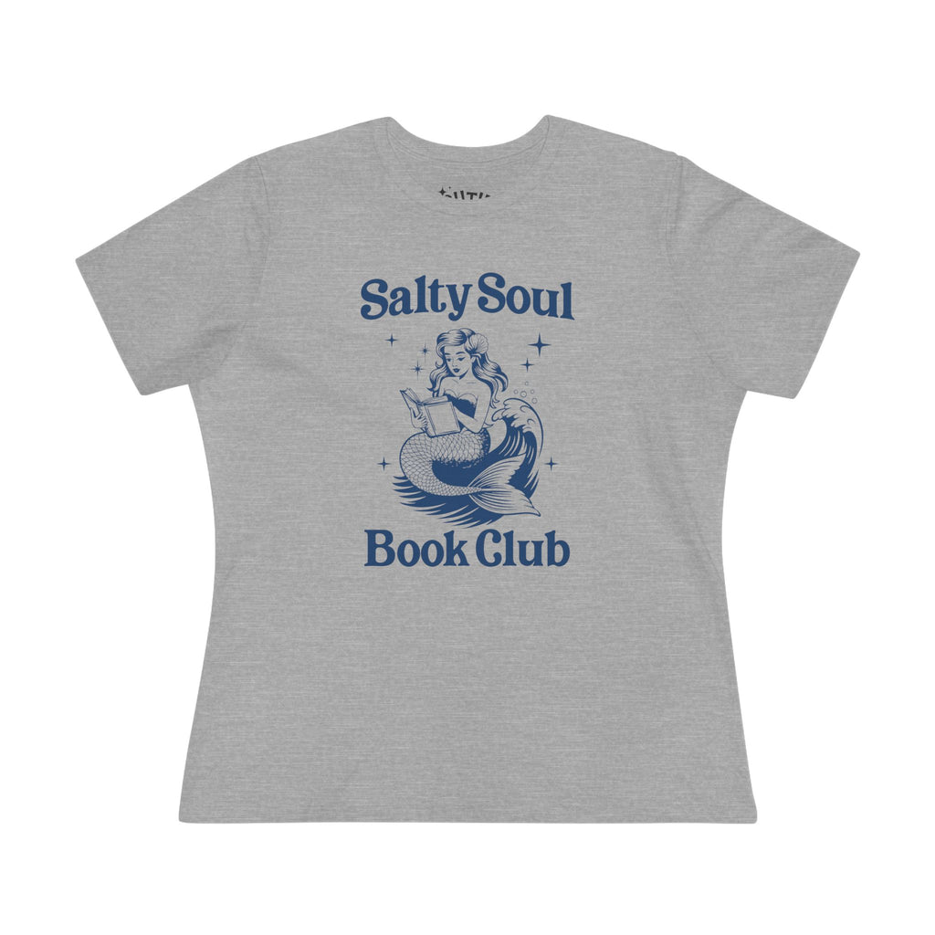 Mermaid Salty Soul Cotton Tee - Book Lovers Gift