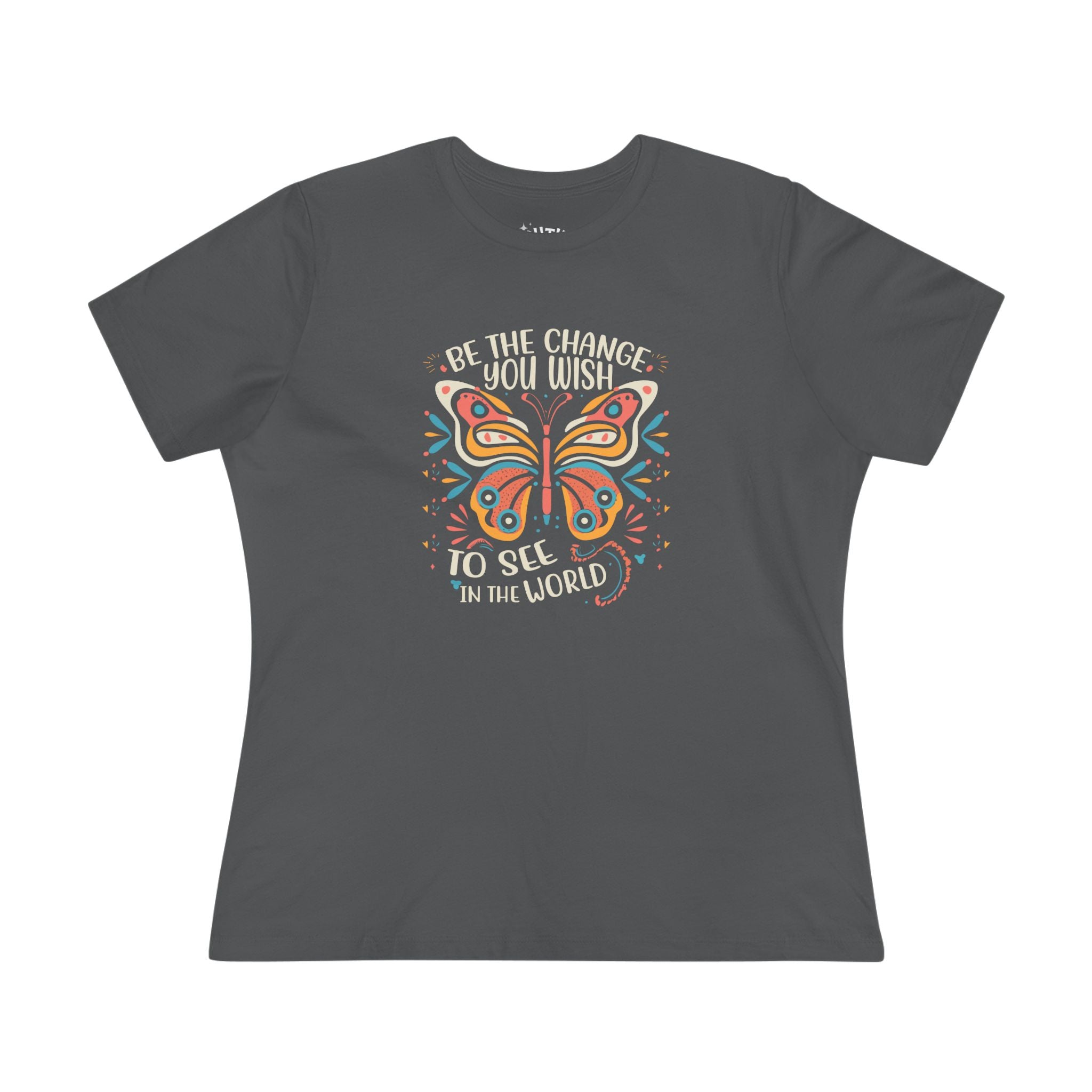 Be the Change Women's Cotton Tee - Inspirational T-Shirt for Social Advocates, Motivational Gift for Women, Casual Wear, Eco-Friendly [...]