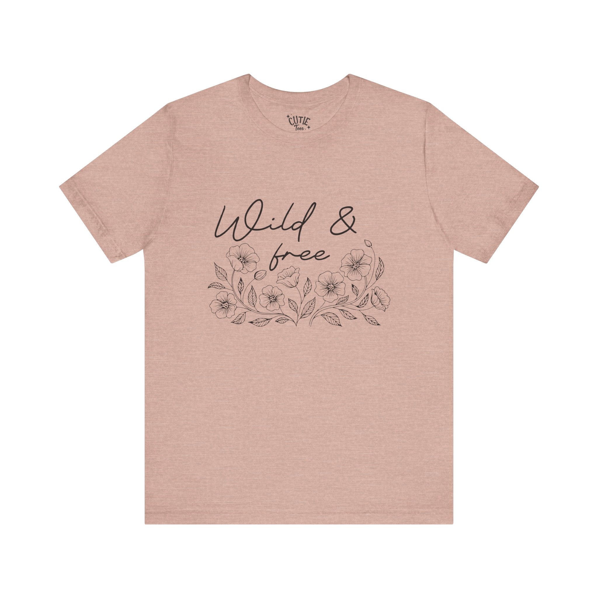 Wild & Free Tee - Nature-Inspired Graphic Shirt, Eco-Friendly Fashion, Casual Wear, Gift for Nature Lovers, Bohemian Style