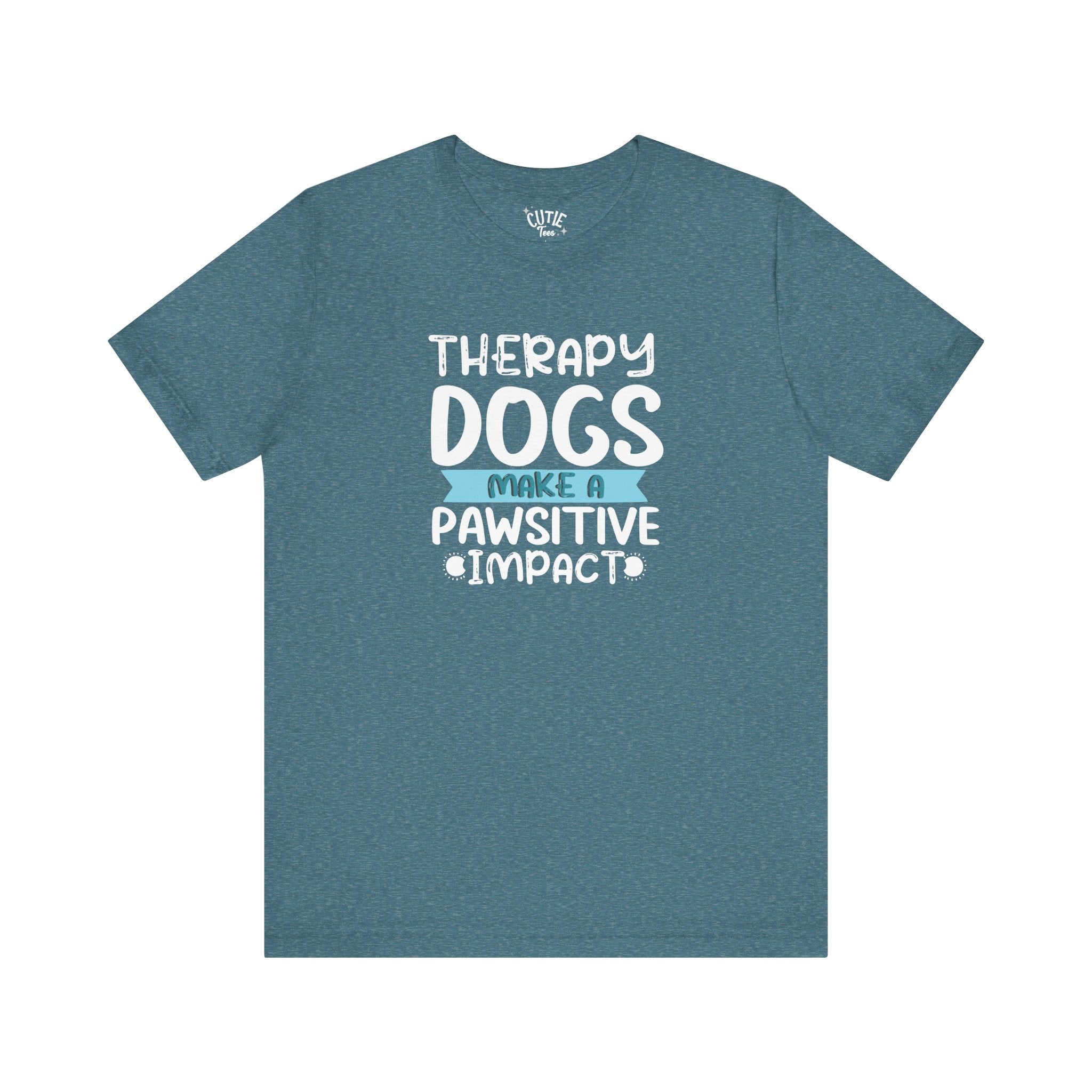 Therapy Dogs Impact Tee - Unisex Jersey Short Sleeve T-Shirt, Animal Lovers Gift, Dog Lovers Shirt, Volunteer Apparel, Pawsitive [...]