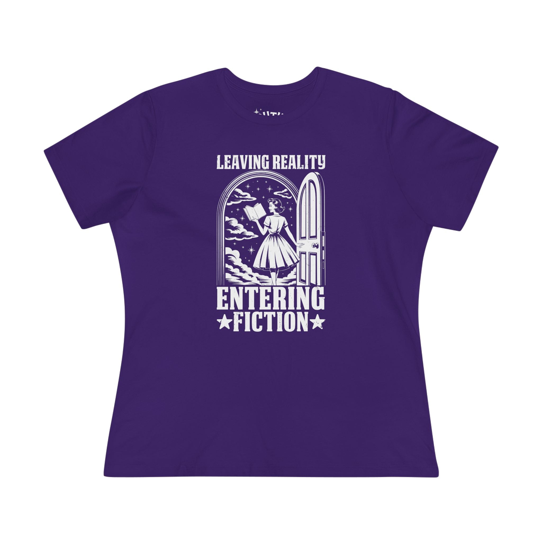 Fictional Escape Cotton Tee, Unisex Graphic T-Shirt, Fantasy Lover's Tee, Gift for Book Lovers, Casual Wear, Literary Apparel
